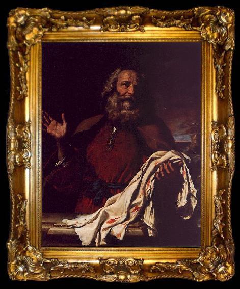 framed   Giovanni Francesco  Guercino Jacob Receiving Joseph
